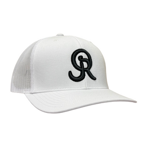 OR Logo Solid White Snapback