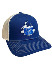 OR Flats Snapback Headwear- Royal Blue/White