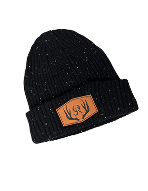 Outdoor Republic Leather Patch Beanies- 5 Color Options