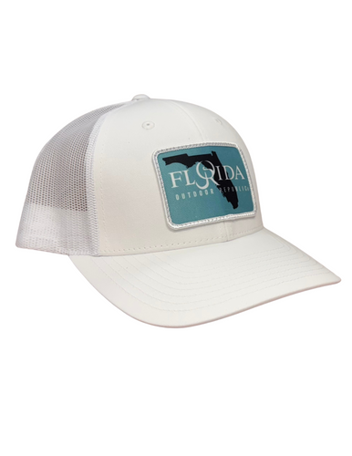 OR Florida Patch Snapback-Solid White