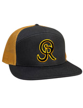 OR Logo Flat Bill Snapback - Charcoal/Old Gold