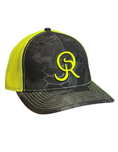 OR Logo Kryptek Snapback- Black Typhon/Yellow