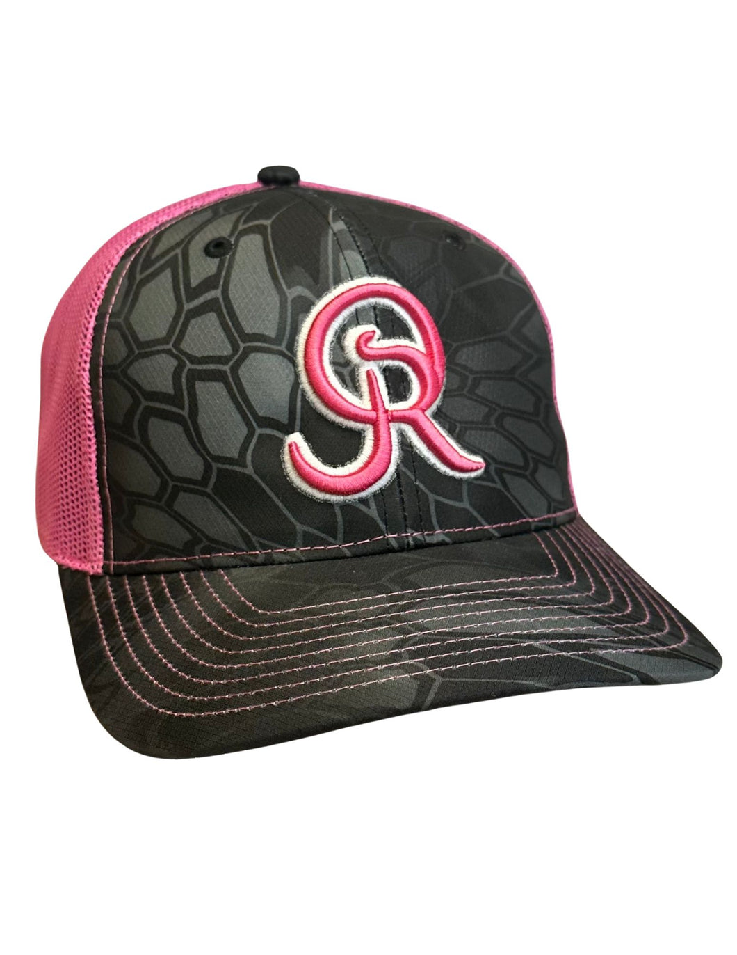 OR Logo Kryptek Snapback- Pink/Black