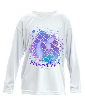 Mermaid Vibes - Girls UPF 50 Performance Shirt (Youth)