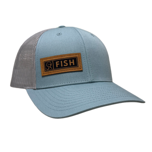 Fish Patch-Smoke Blue/Aluminum NEW