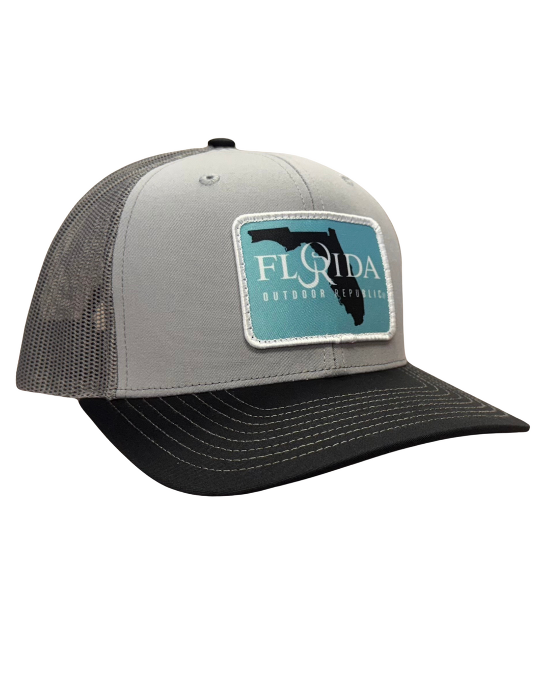 OR Florida Patch Snapback-Tri Grey/Charcoal/Black