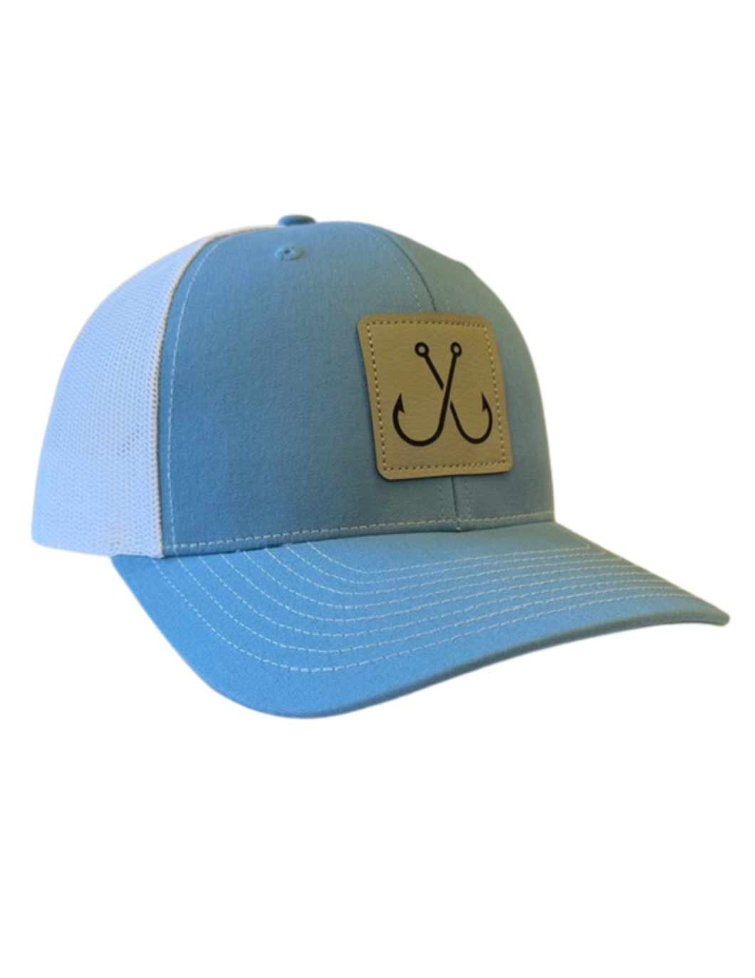 Fish Hook Snapback-Columbia Blue/White – Outdoor Republic