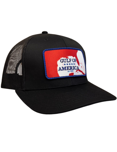Gulf of America Solid Black Snapback