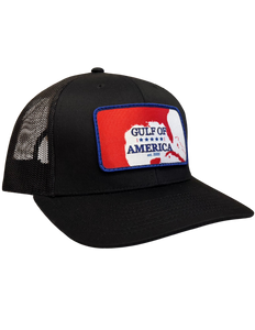 Gulf of America Solid Black Snapback