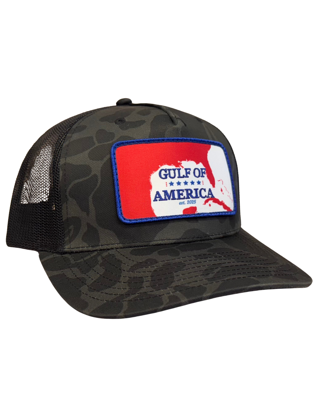 Gulf of America Duck Camo/Black Snapback