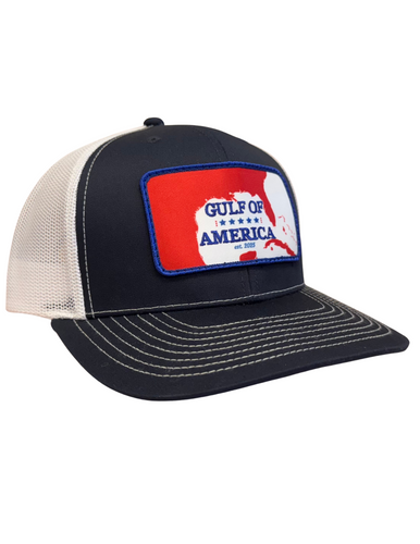 Gulf of America Navy/White Snapback
