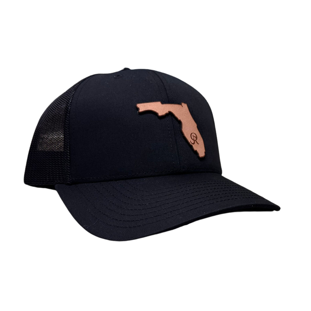 OR Floridian Snapback-Solid Black