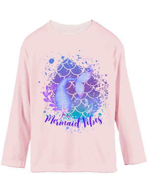 Mermaid Vibes - Girls UPF 50 Performance Shirt (Youth)