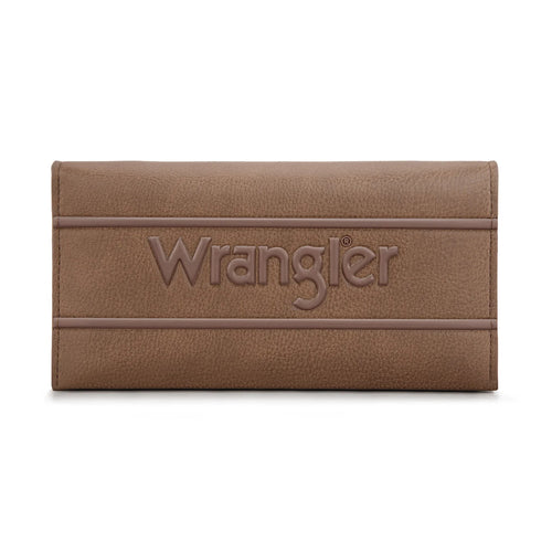 Wrangler Long Wallet with Detachable Zipper Pocket (2 color options)