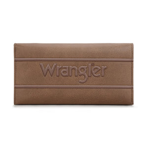 Wrangler Long Wallet with Detachable Zipper Pocket (2 color options)