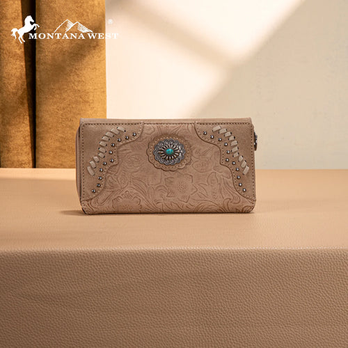 Montana West Embossed Collection Wallet