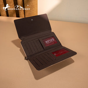 Montana West Embossed Collection Wallet