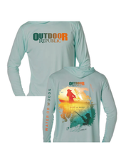 UPF 50 Hoodies Performance Long sleeve (multiple designs)