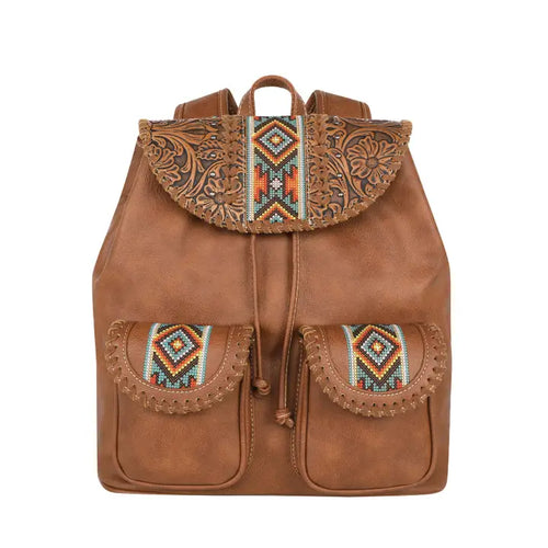 Montana West Tooled Collection Backpack