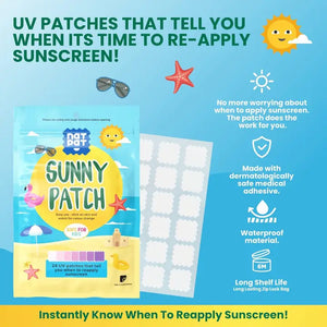 NATPAT Uv Sensing Sticker - Natural Sunscreen Reminder