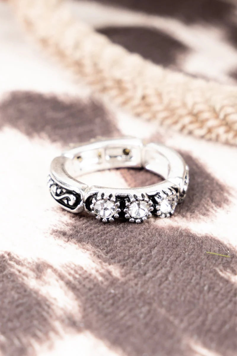 BURNISHED SILVERTON RING