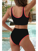 Athletic 2 Piece High Waisted Swimsuit