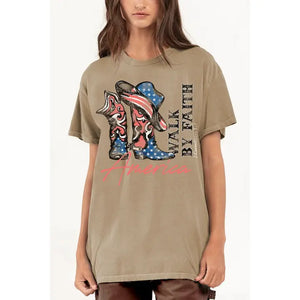 Walk By Faith Graphic Tee