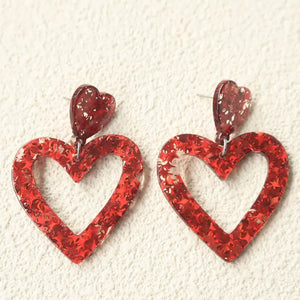 Valentine's Day Heart Shape Earrings