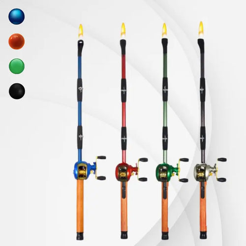 Bait Cast Fishing Pole Barbeque Lighter