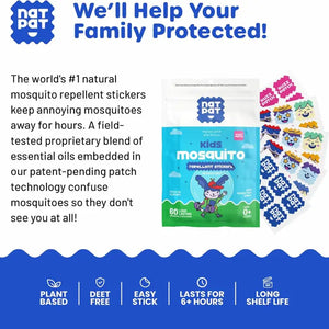NATPAT Buzzpatch - Mosquito & Insect Repellent Stickers