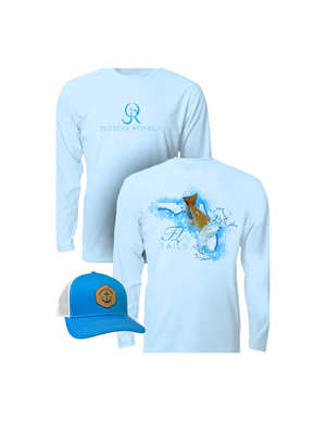$60 UPF 50 Performance Shirt & Hat Bundles (Mixed Styles & Colors) - Unisex