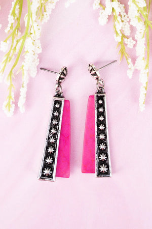 Silvertone Drop Earrings