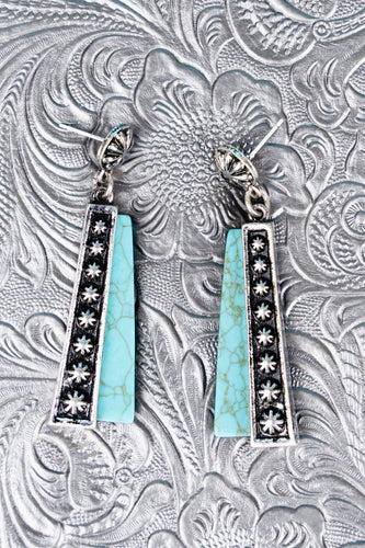Silvertone Drop Earrings (2 color options)