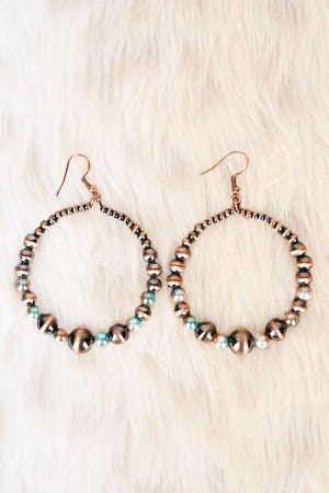 Round Beaded Earrings ( 2 options)