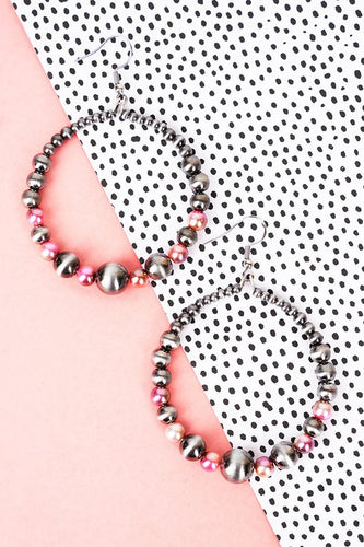 Round Beaded Earrings ( 3 options)