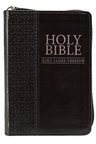 LuxLeather Zippered KJV Bible (2 color/size options)