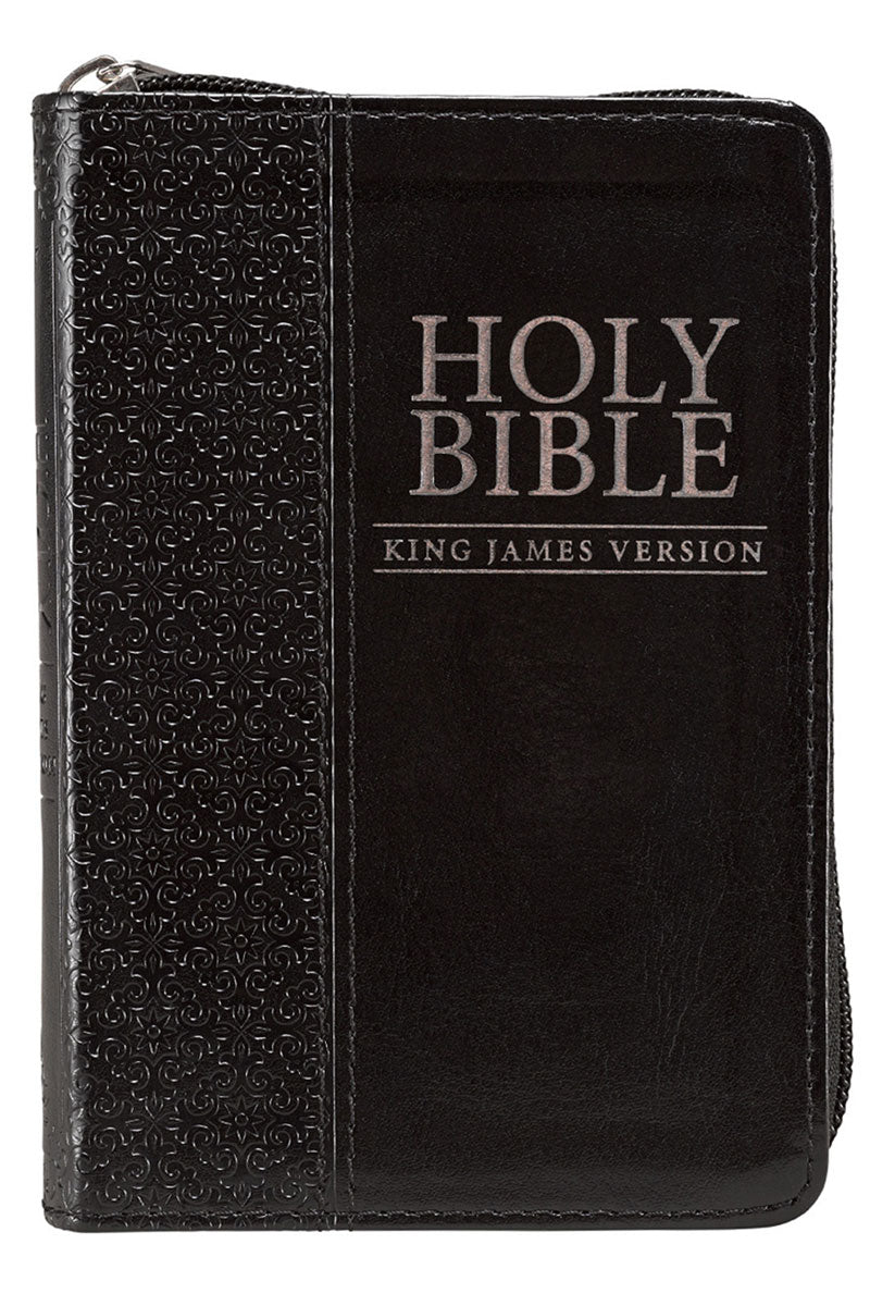 LuxLeather Zippered KJV Bible (2 color/size options)