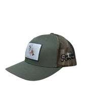 Heads/Tails Snapback - Loden/Green Camo