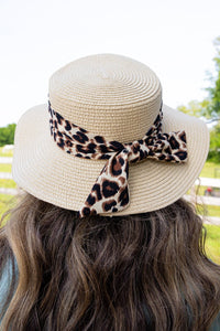 Straw Boater Hat (2 color options)