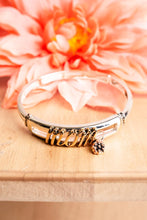 Script Stretch Charm Bangle (3 options)