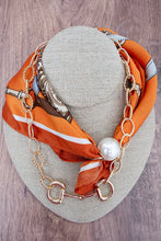 Society Double Scarf Necklace Set