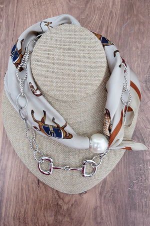 Society Double Scarf Necklace Set