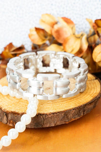 West Shore Gala Glam Linked Stretch Bracelet