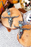 TIPI Turquoise and Silvertone Stanton Steer