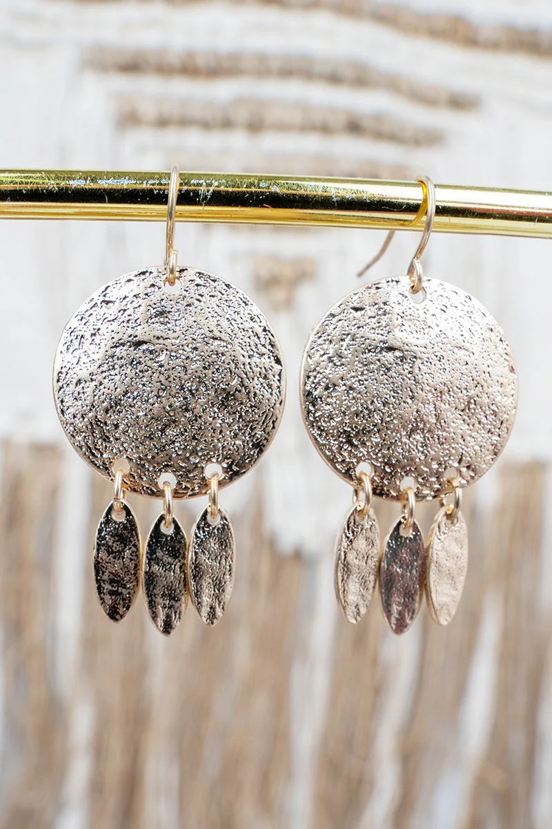 Goldtone Morning Melody Dangling Earrings