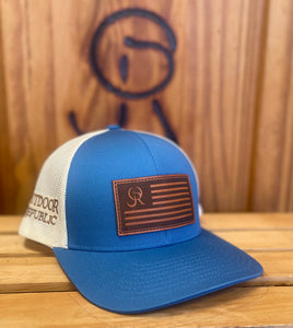 Leather OR Flag Snapback hat