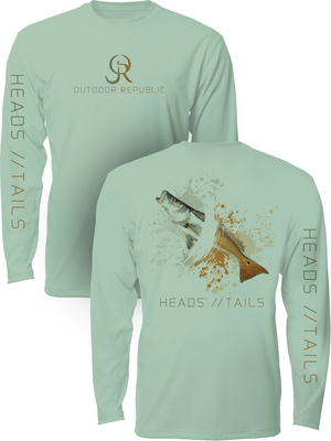 Heads/Tails Full - UPF 50 Performance Shirt (Unisex)