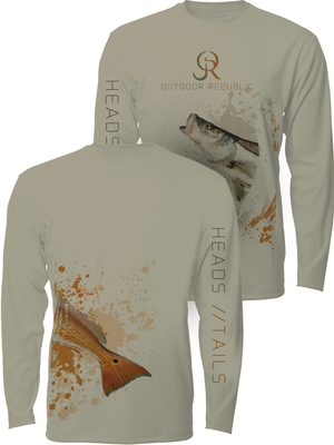 Heads/Tails Wrap - UPF 50 Performance Shirt (Unisex)