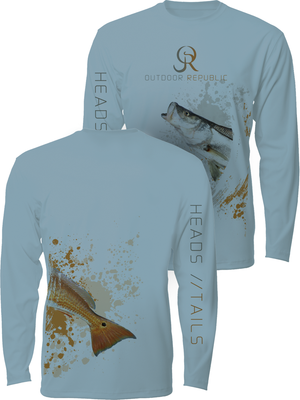 Heads/Tails Wrap - UPF 50 Performance Shirt (Unisex)