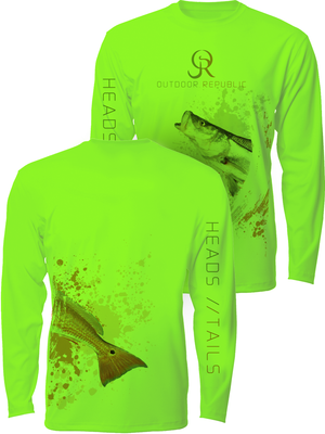 Heads/Tails Wrap - UPF 50 Performance Shirt (Unisex)